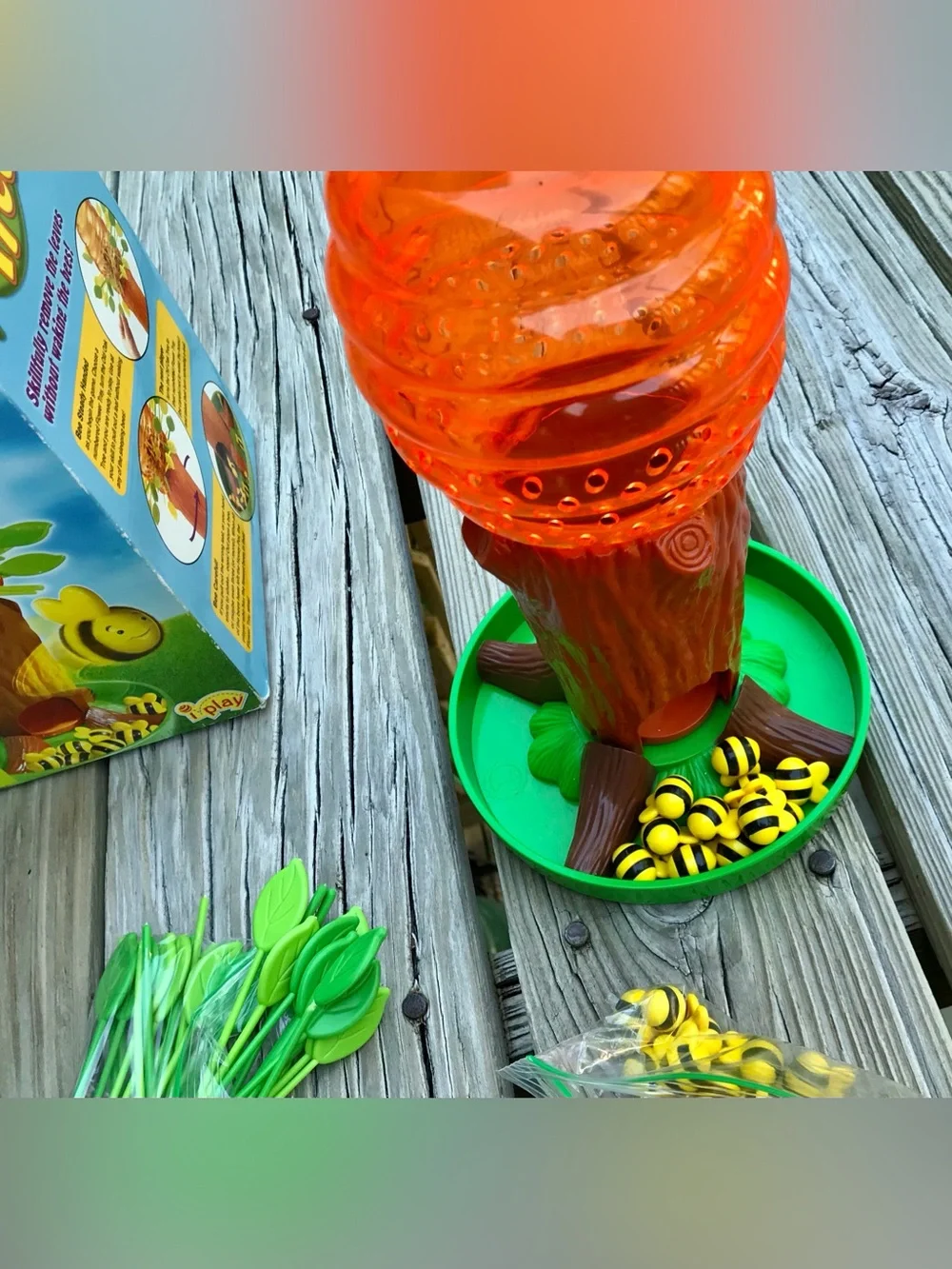 Honeybee Tree Fun Boardgame Like Kerplunk Multiplayer All Ages 3+ Game Night